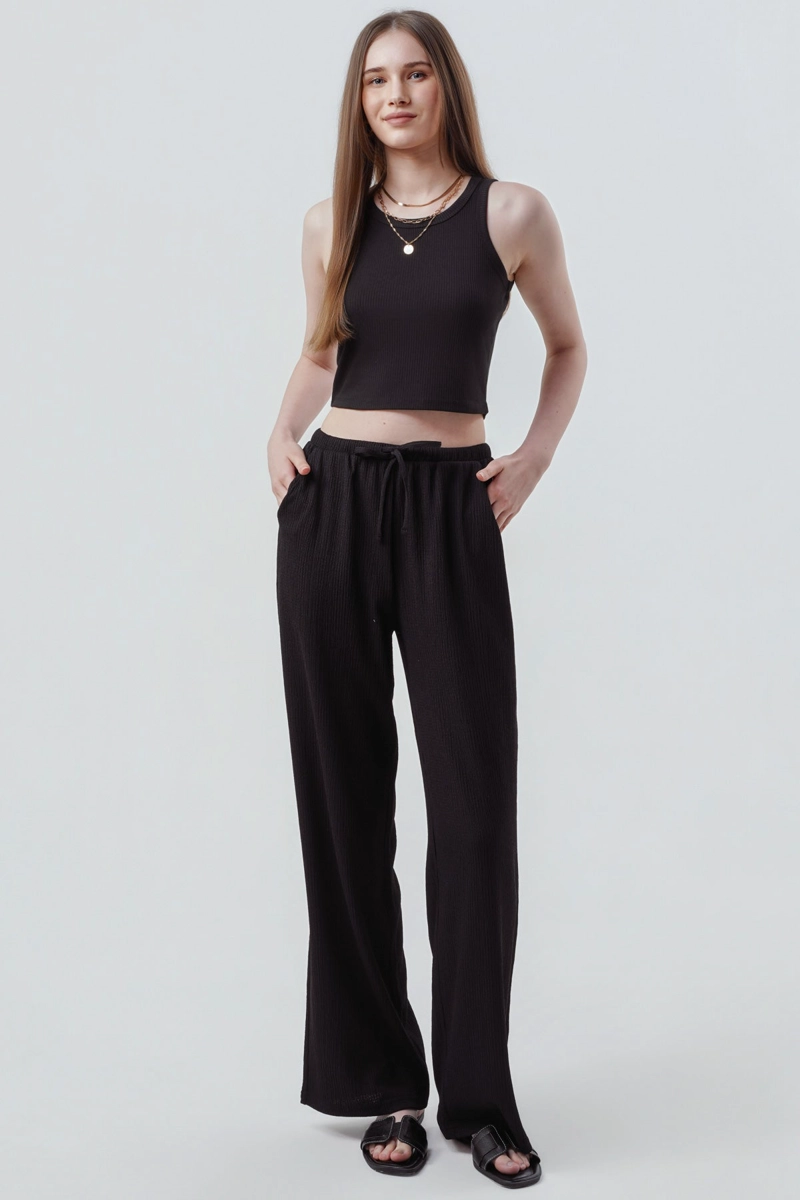 POLERA MUJER SLIM NEGRO - 4