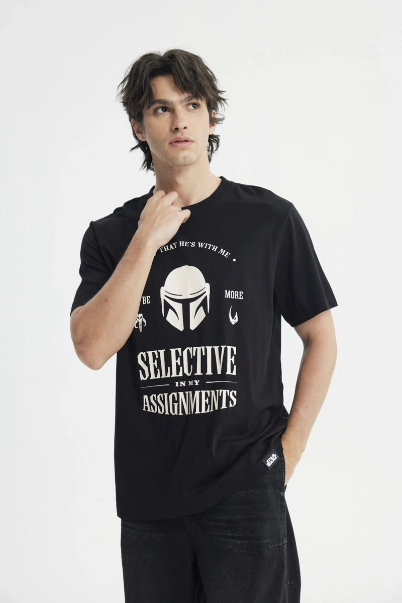 POLERA HOMBRE REGULAR NEGRO - 1