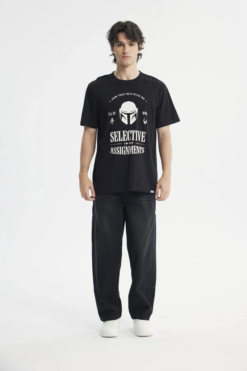 POLERA HOMBRE REGULAR NEGRO - 4