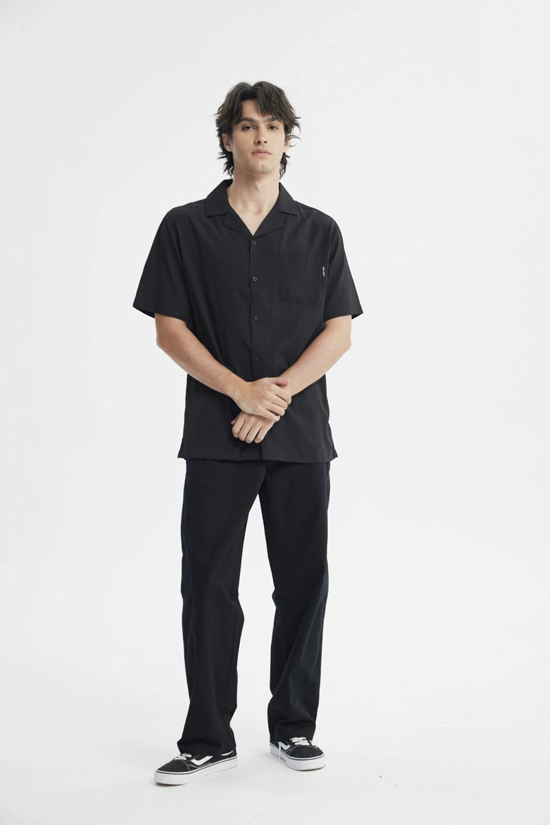 CAMISA HOMBRE REGULAR NEGRO - 4