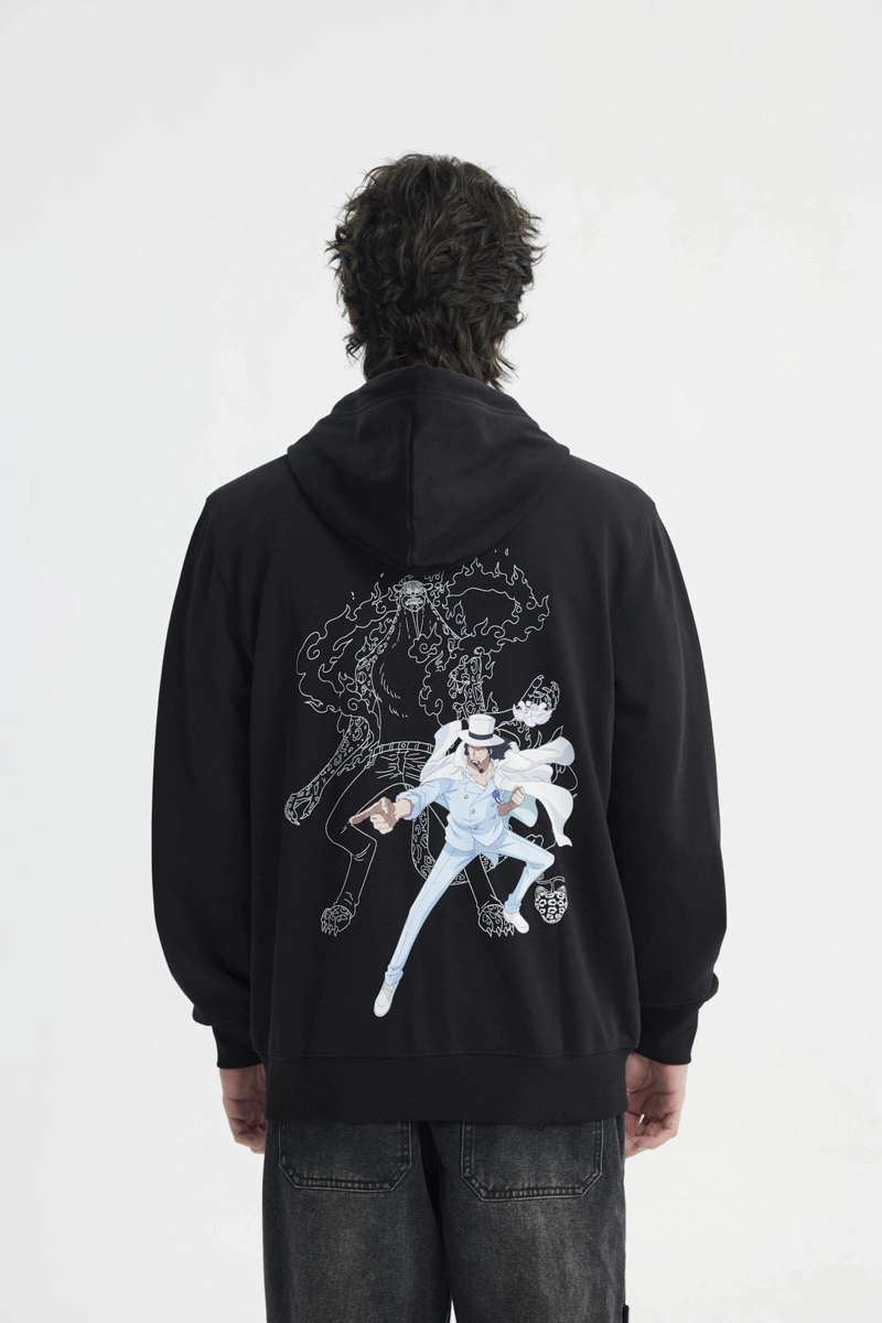 POLERON HOMBRE REGULAR ONE PIECE NEGRO - 2