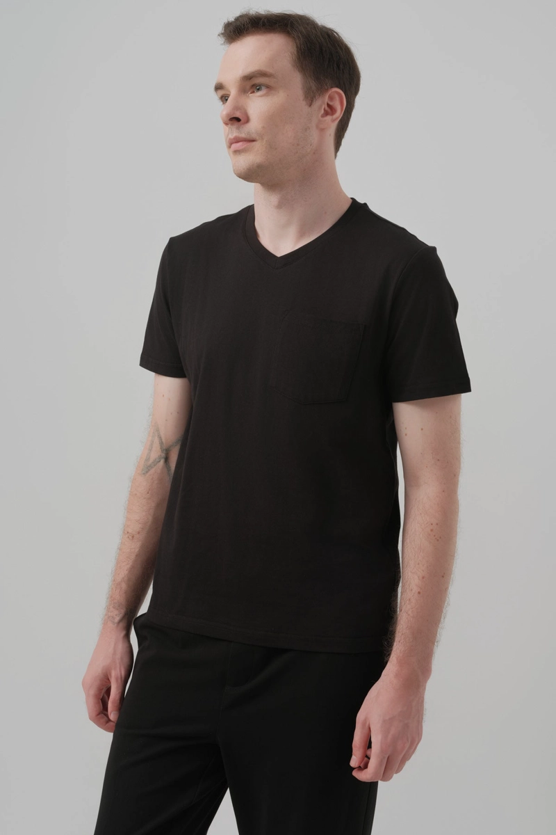 POLERA HOMBRE REGULAR NEGRO - 2