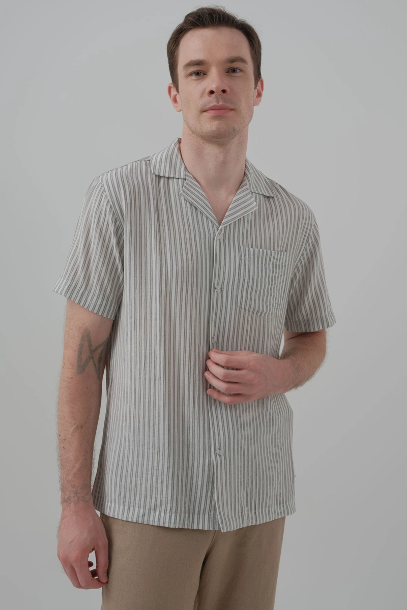 CAMISA HOMBRE REGULAR BLANCO - 1