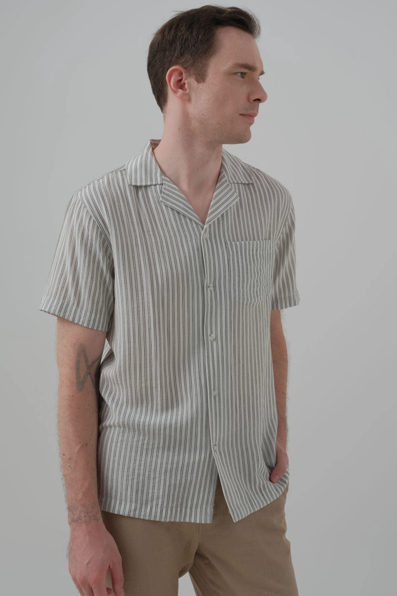 CAMISA HOMBRE REGULAR BLANCO - 2