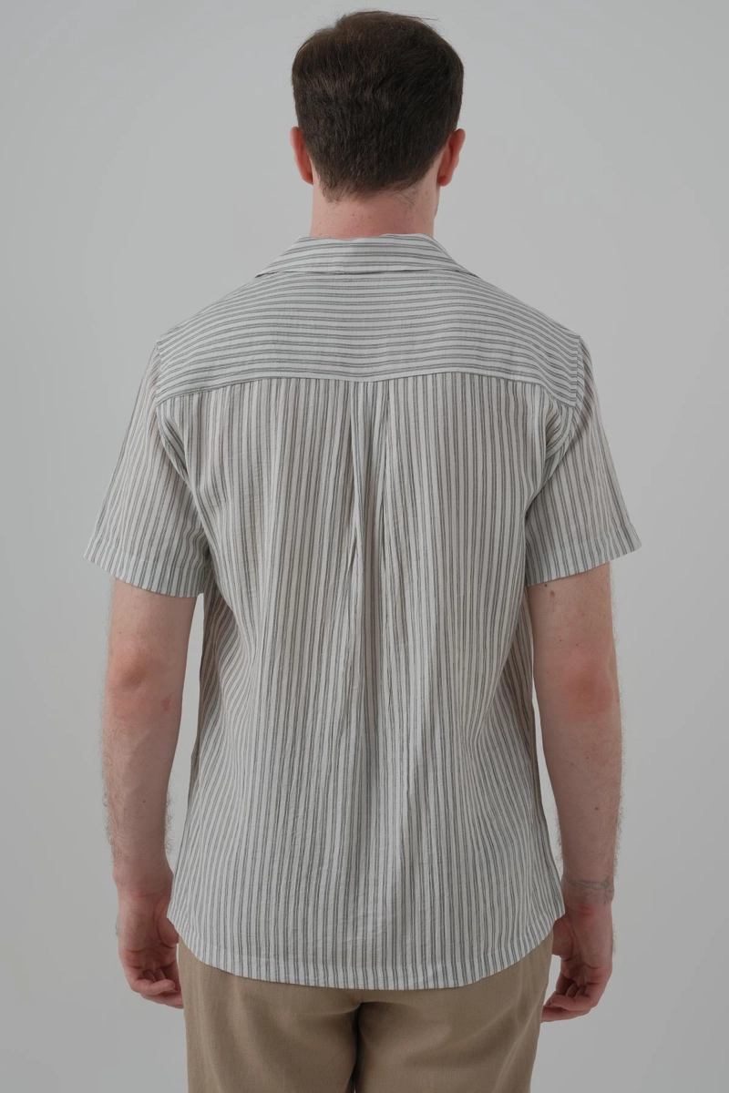 CAMISA HOMBRE REGULAR BLANCO - 3