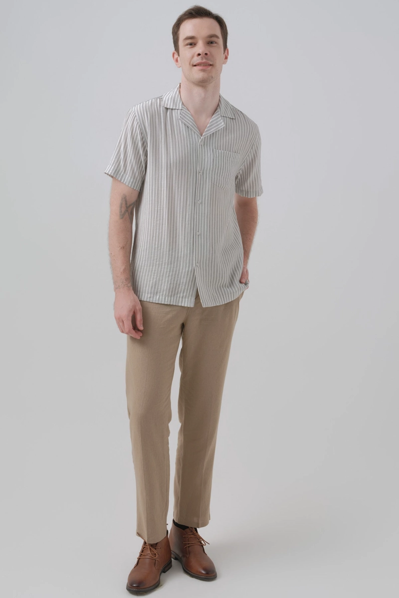 CAMISA HOMBRE REGULAR BLANCO - 4