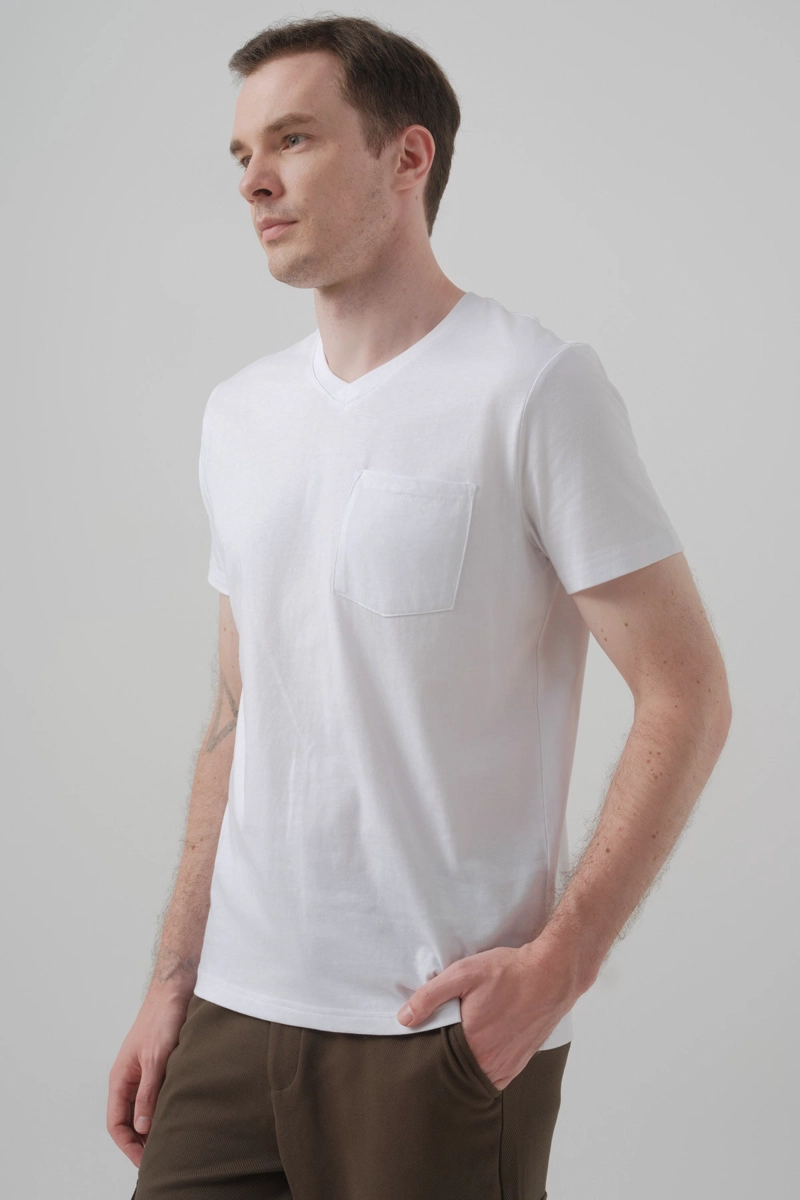 POLERA HOMBRE REGULAR BLANCO - 2