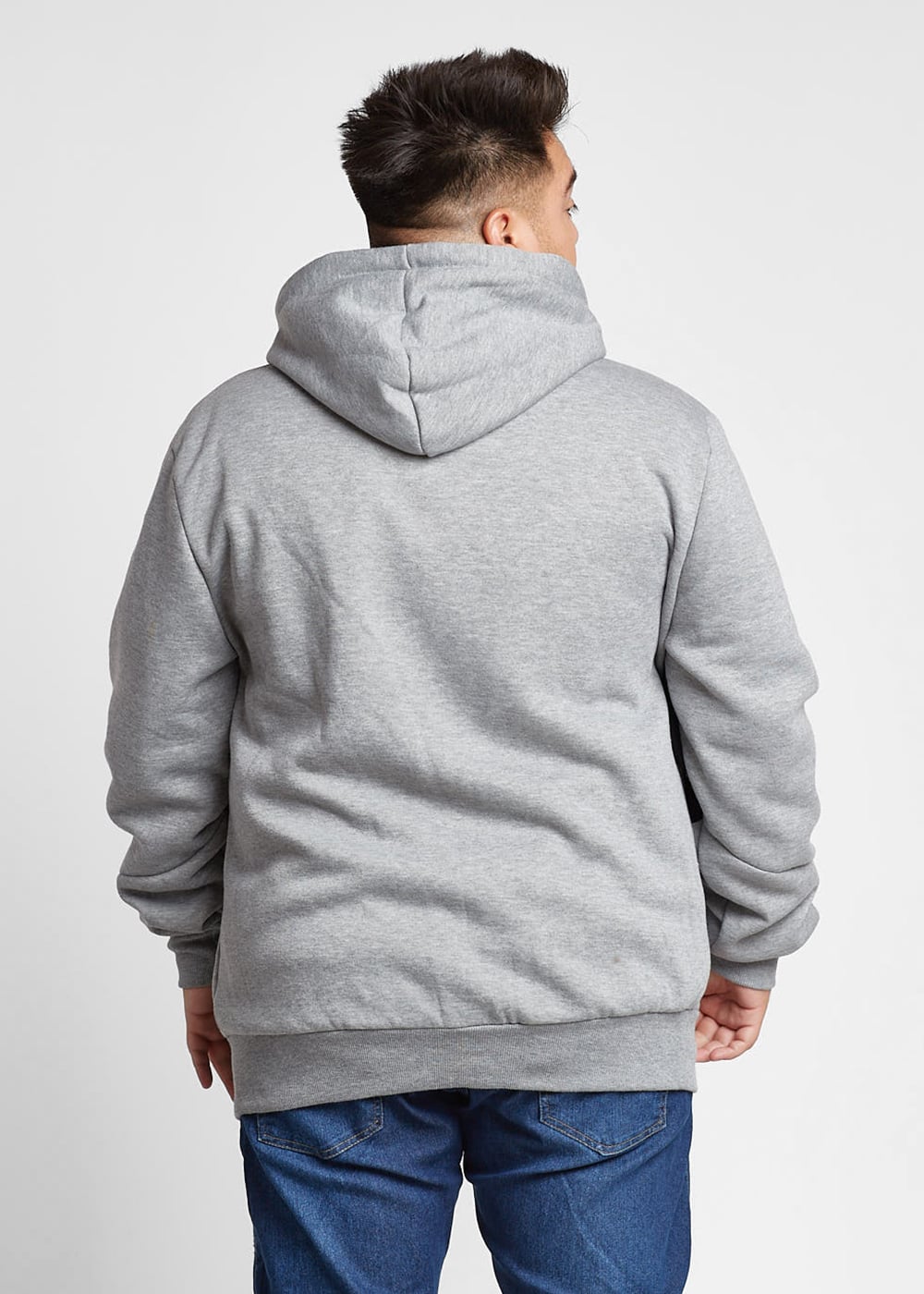 PLUS POLERON FULL ZIPPER FLEECE MORSE GRIS GANGSTER - 2