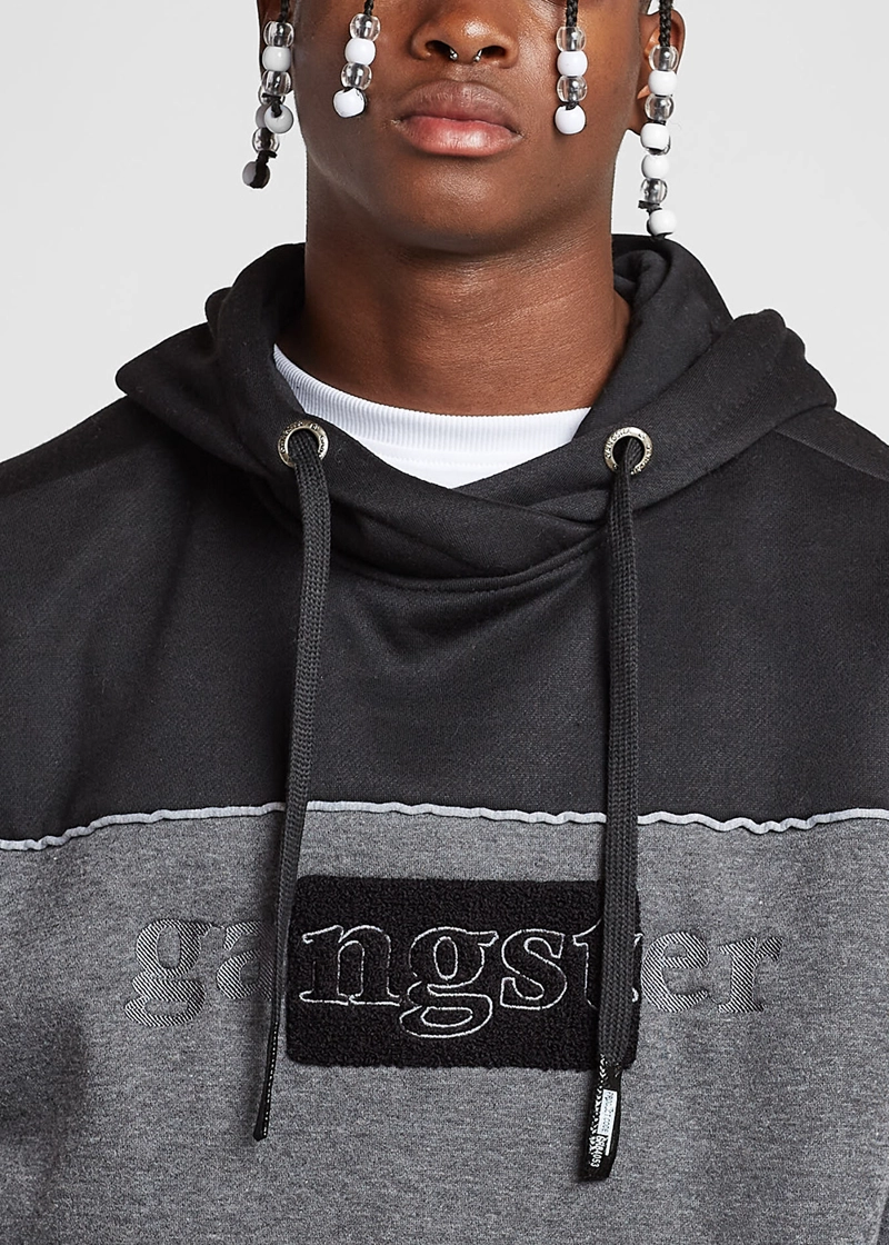 POLERON HOODIE PLUSH GRAFITO GANGSTER - 3