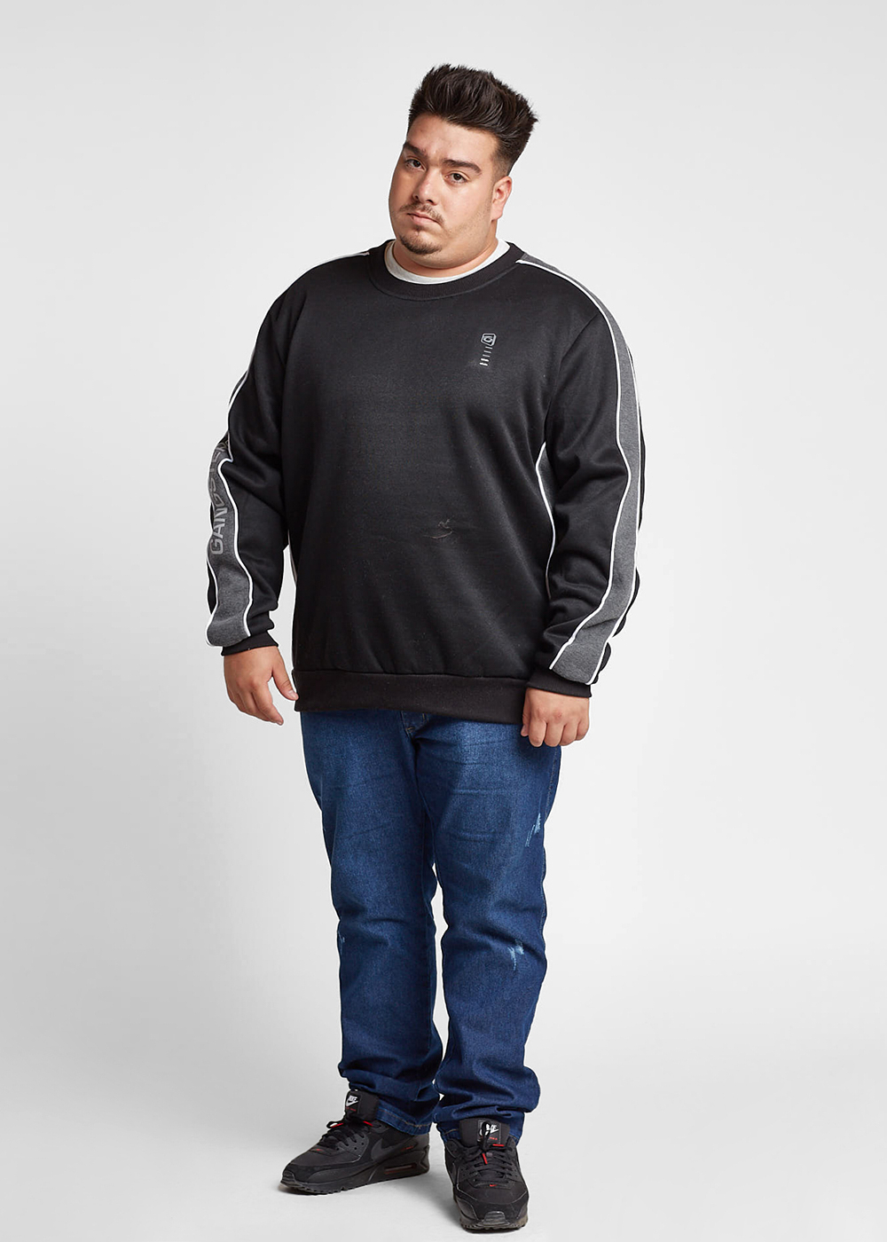 PLUS POLERON CREW SIDE NEGRO GANGSTER - 4