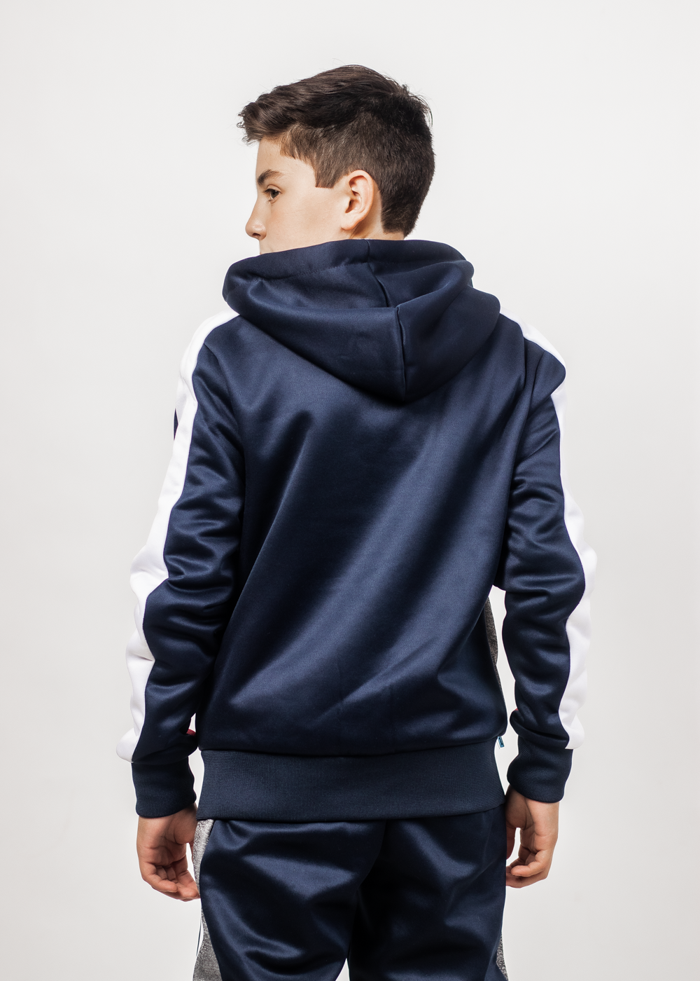 POLERÓN ALGODÓN NIÑO GANGSTER TEEN ACTIVE HOODIE RING AZUL - 2