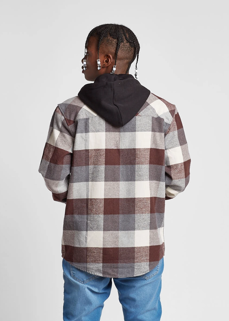 CAMISA LUMBERJACK VINO GANGSTER - 2