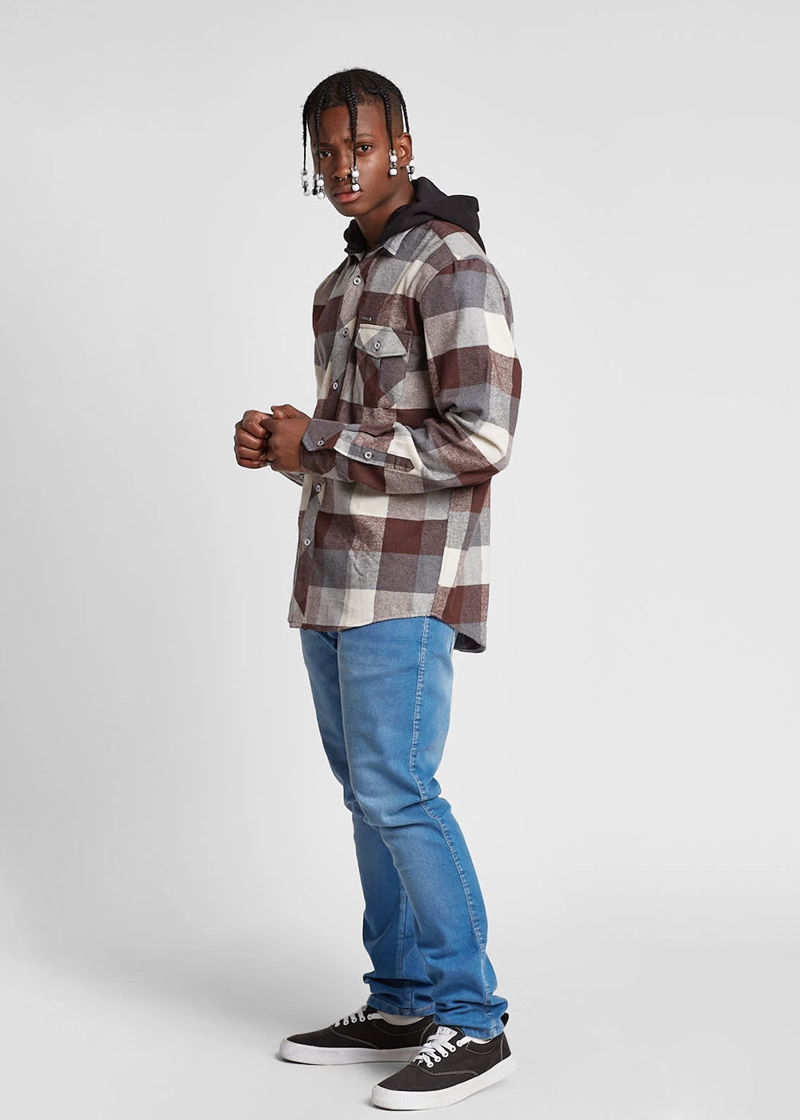 CAMISA LUMBERJACK VINO GANGSTER - 4