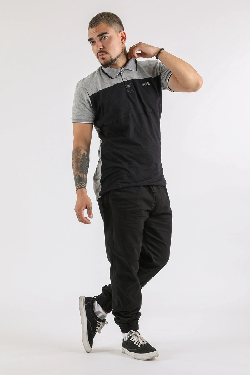 POLERA POLO ACADEMY GRIS GANGSTER - 4