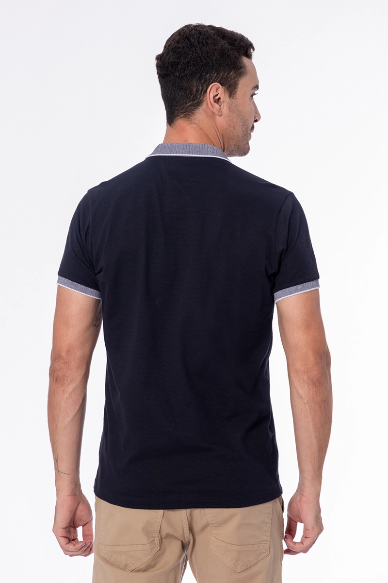 POLERA POLO VINTAGE AZUL GANGSTER - 2