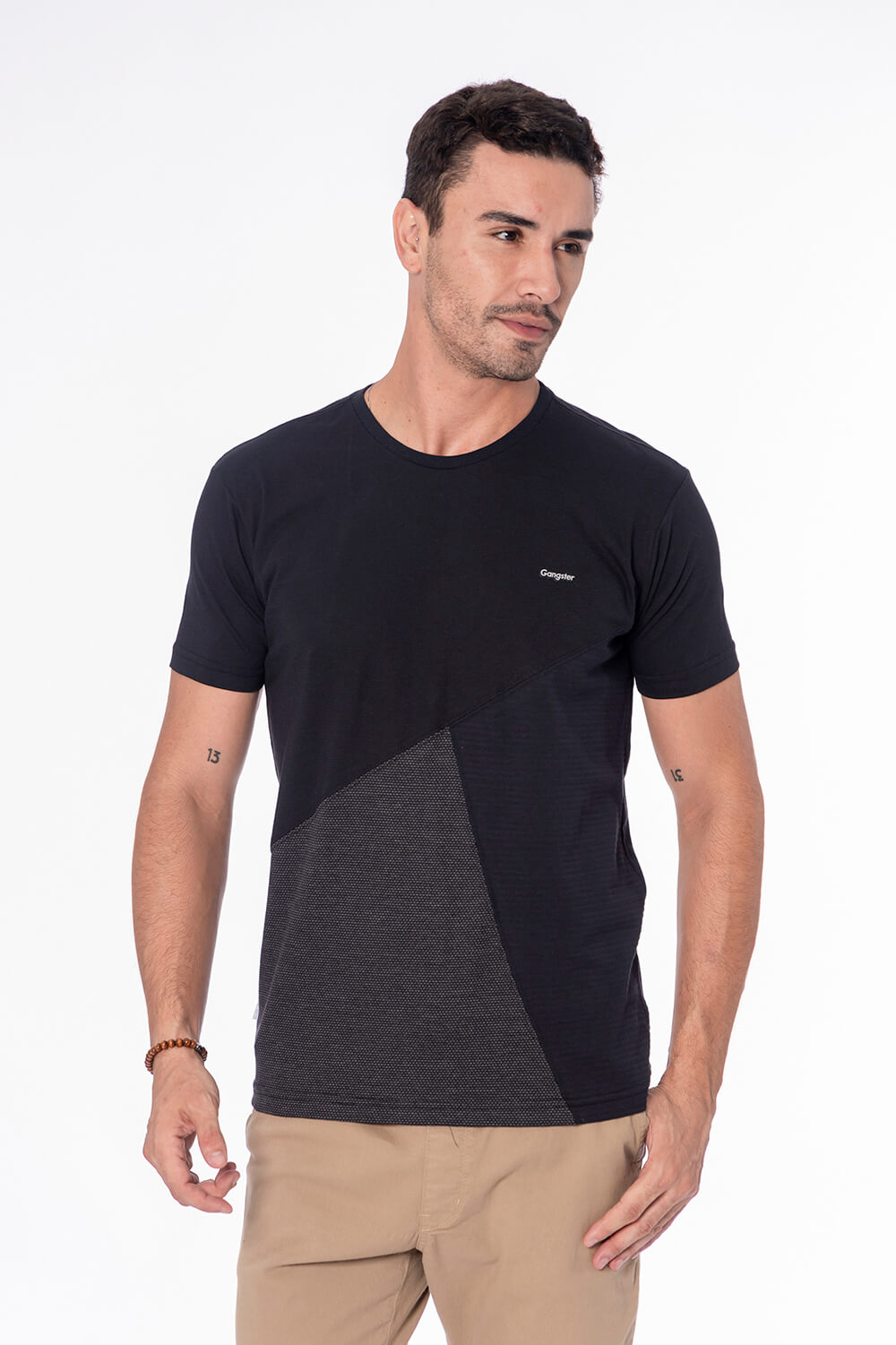 POLERA MC ESPECIAL FASH 2 NEGRO GANGSTER - 1
