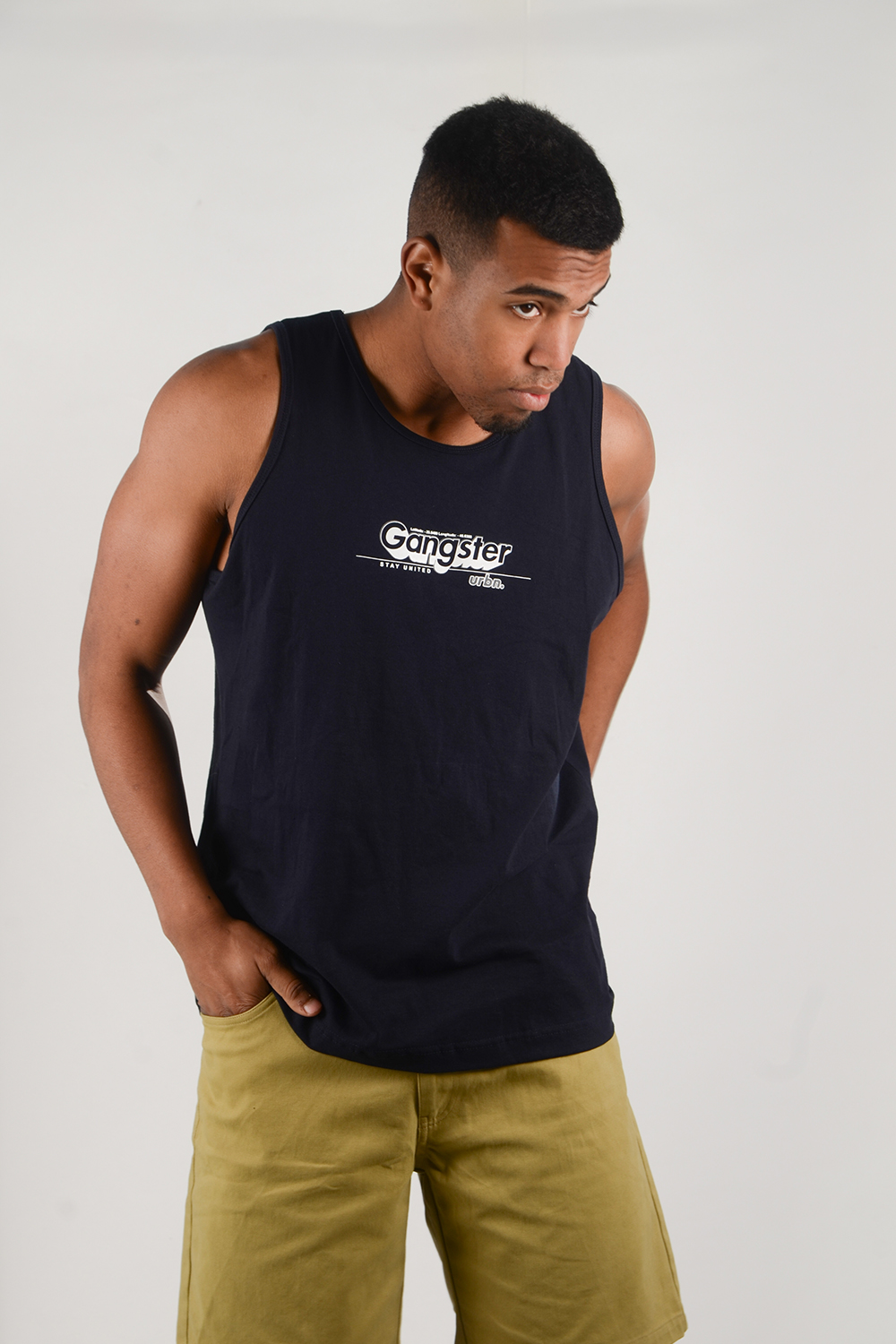 POLERA SM URBN AZUL GANGSTER - 1