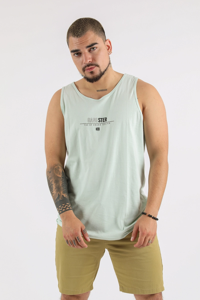 POLERA SM MISTAKE VERDE GANGSTER - 1