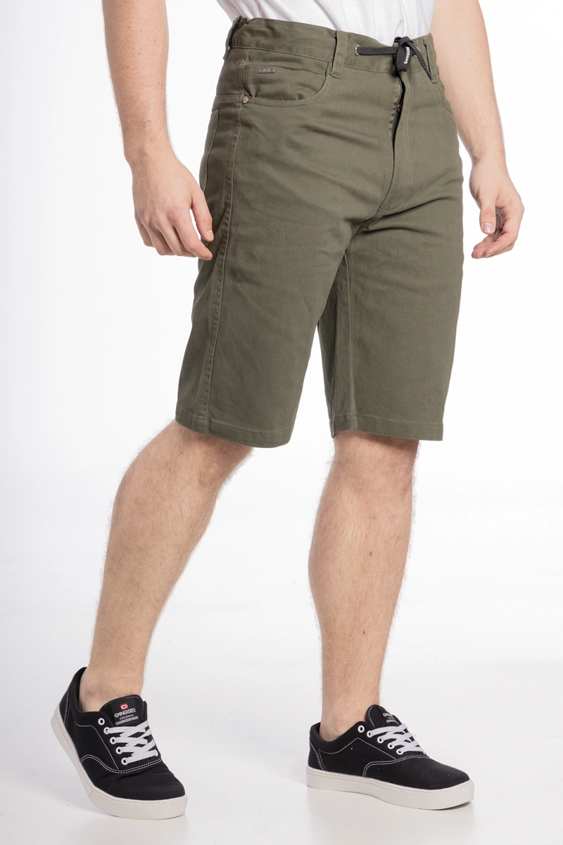 SHORT ALGODÓN HOMBRE GANGSTER KNEE CANVAS BERMUDAS - 1
