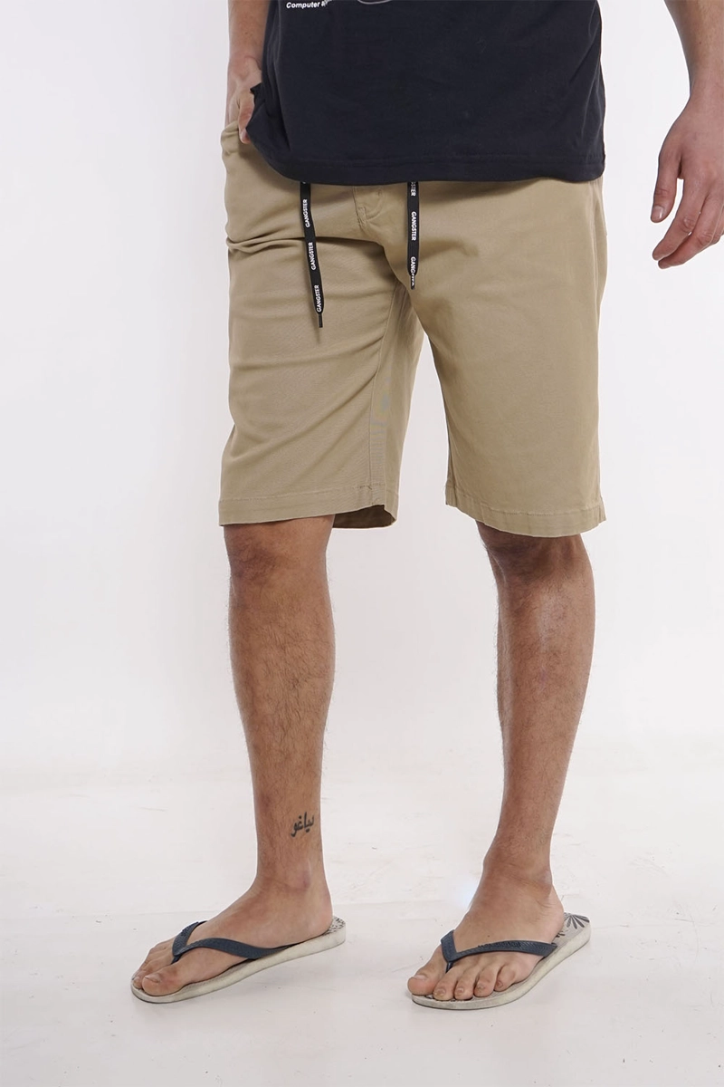 SHORT ALGODON HOMBRE GANGSTER KNEE CANVAS BERMUDAS