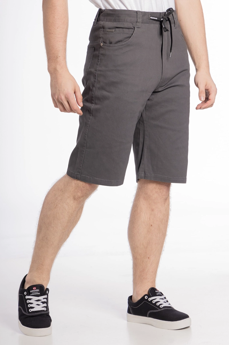 SHORT ALGODON HOMBRE GANGSTER KNEE CANVAS BERMUDAS Gris 48