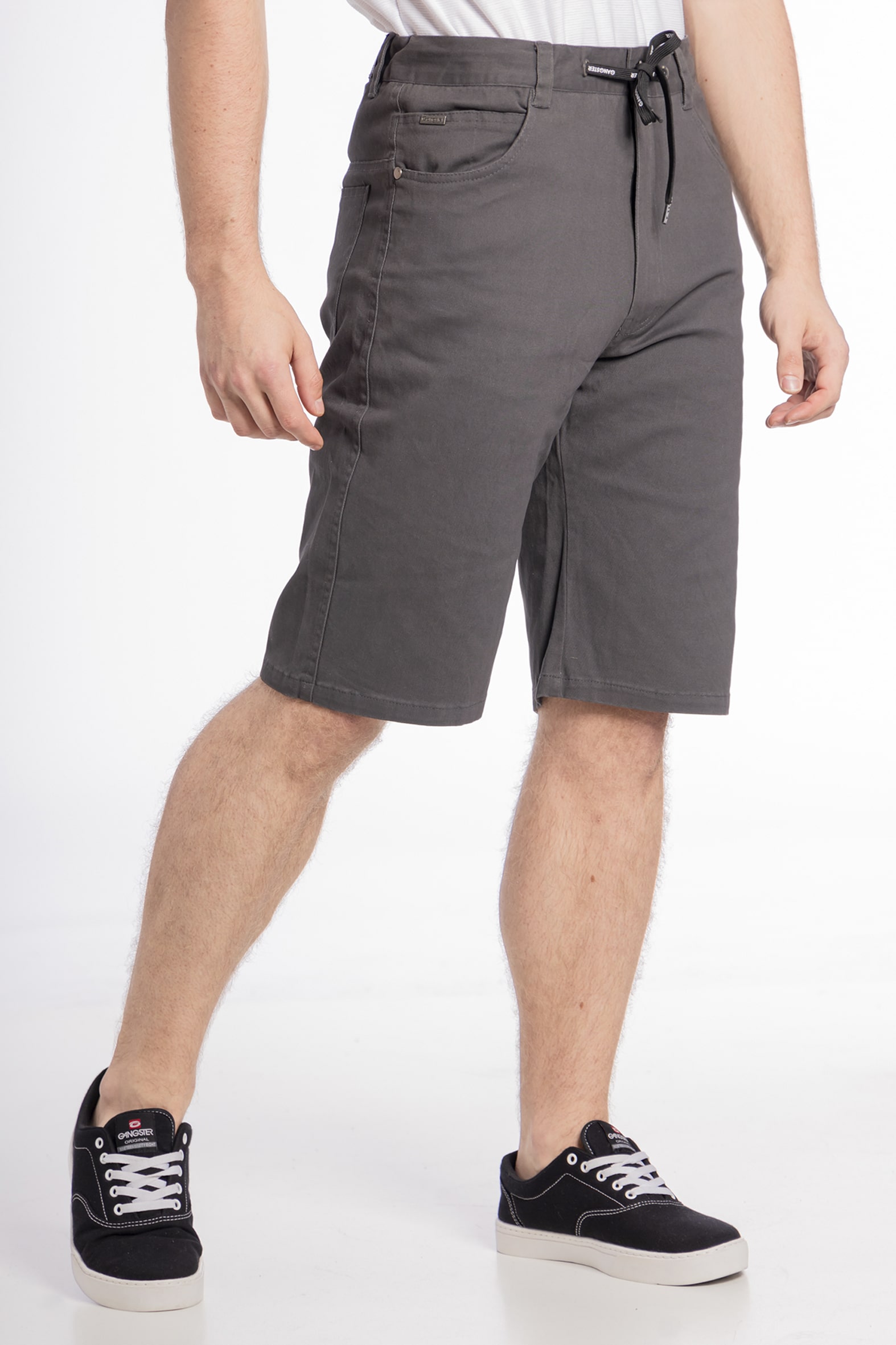 SHORT ALGODÓN HOMBRE GANGSTER KNEE CANVAS BERMUDAS - 1