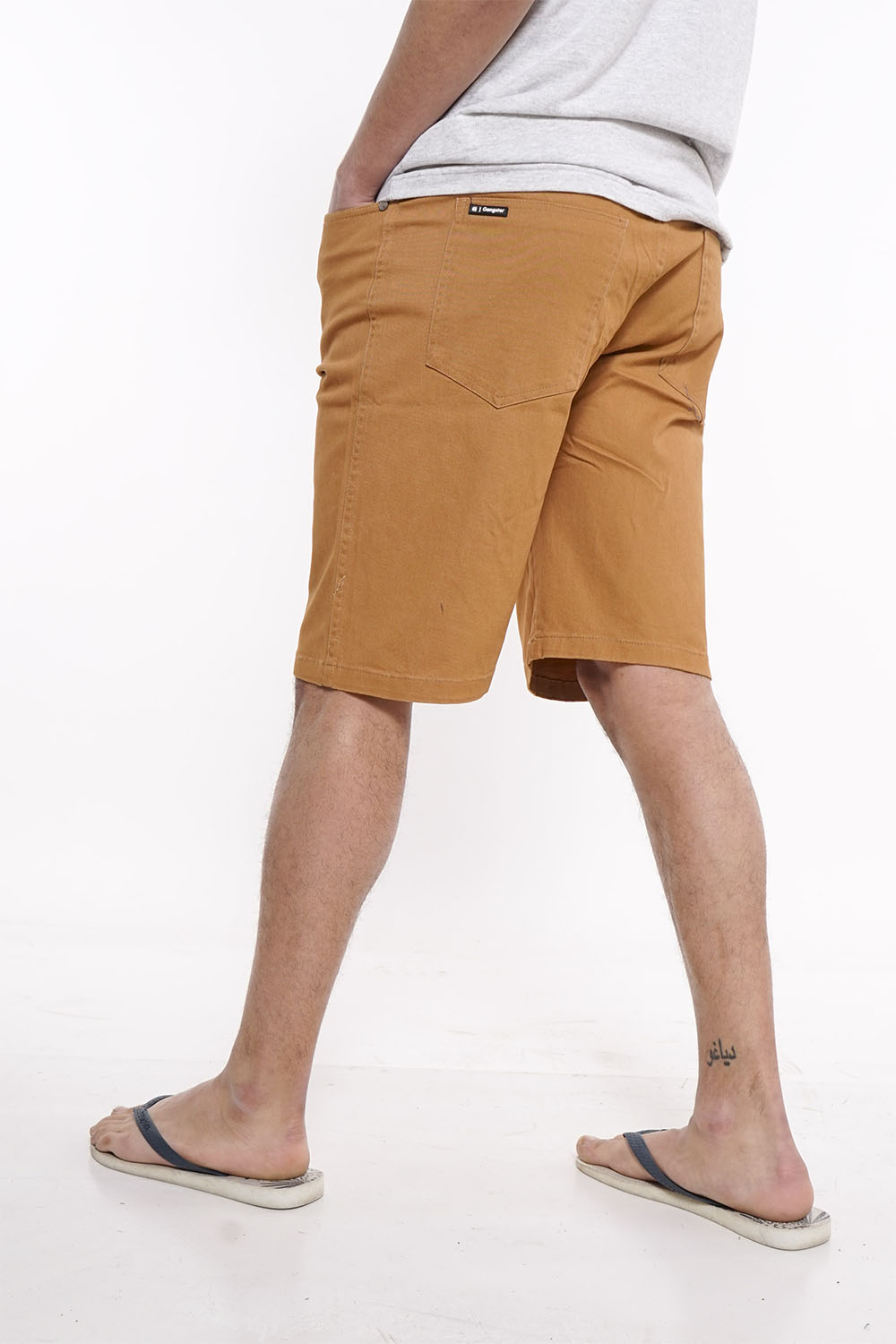 SHORT ALGODÓN HOMBRE GANGSTER KNEE CANVAS BERMUDAS - 2