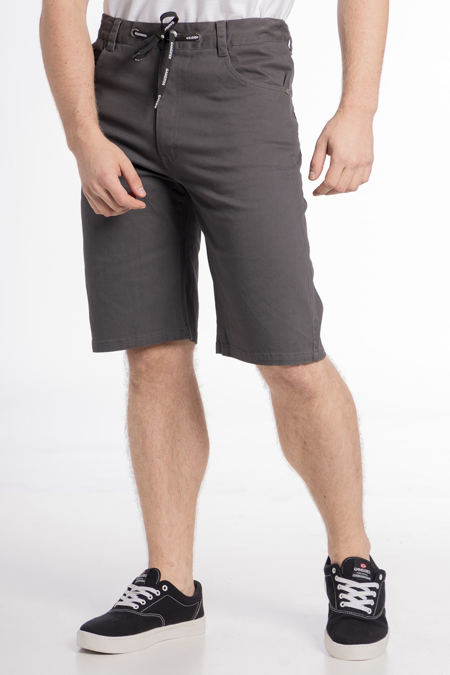 SHORT ALGODÓN HOMBRE GANGSTER KNEE CANVAS BERMUDAS - 2
