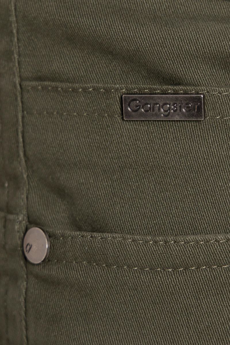 SHORT ALGODÓN HOMBRE GANGSTER KNEE CANVAS BERMUDAS - 4