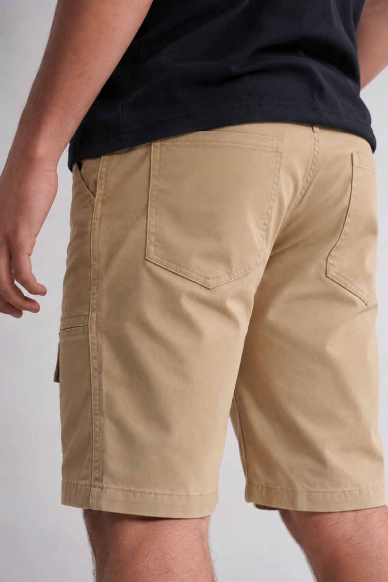 SHORT ALGODÓN HOMBRE GANGSTER KNEE CANVAS BERMUDAS - 4