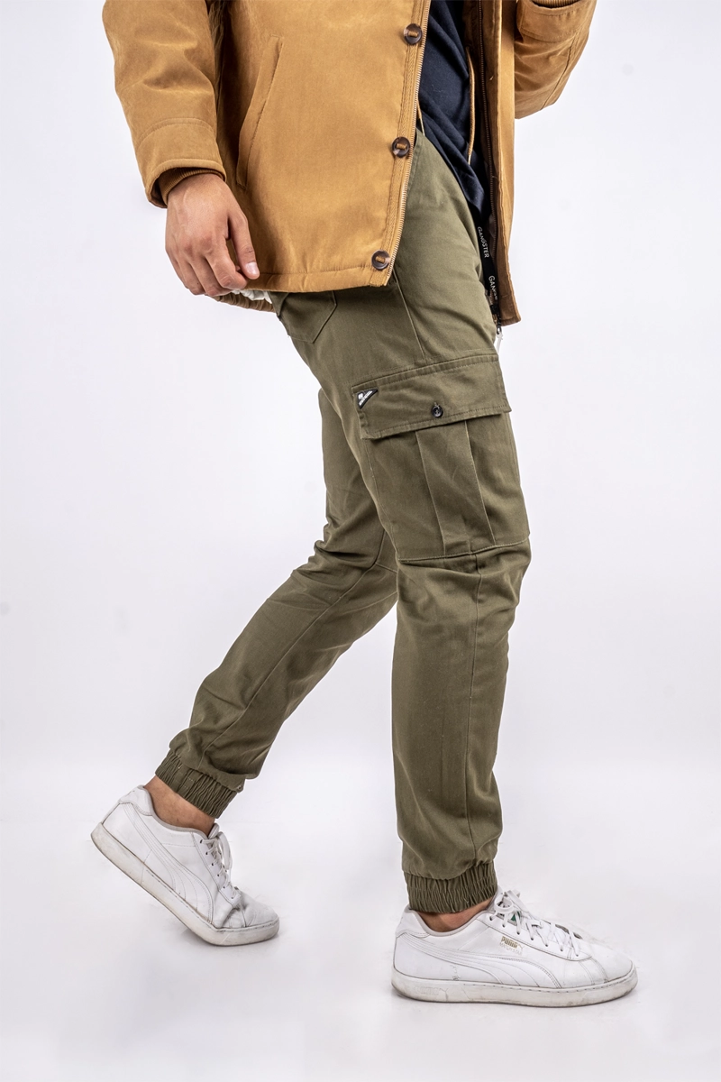 PANTALON JOGGER ALGODÓN HOMBRE GANGSTER PARACHUTE CANVAS - 1