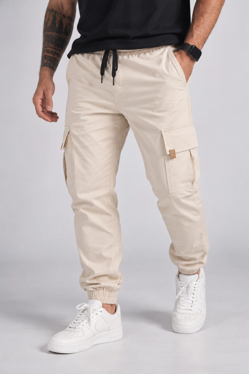 PANTALON JOGGER ALGODÓN HOMBRE GANGSTER RECRUIT CANVAS - 1