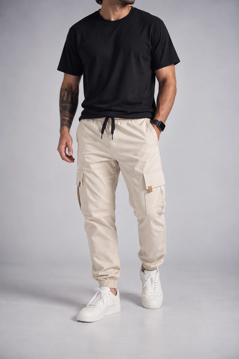 PANTALON JOGGER ALGODÓN HOMBRE GANGSTER RECRUIT CANVAS - 4