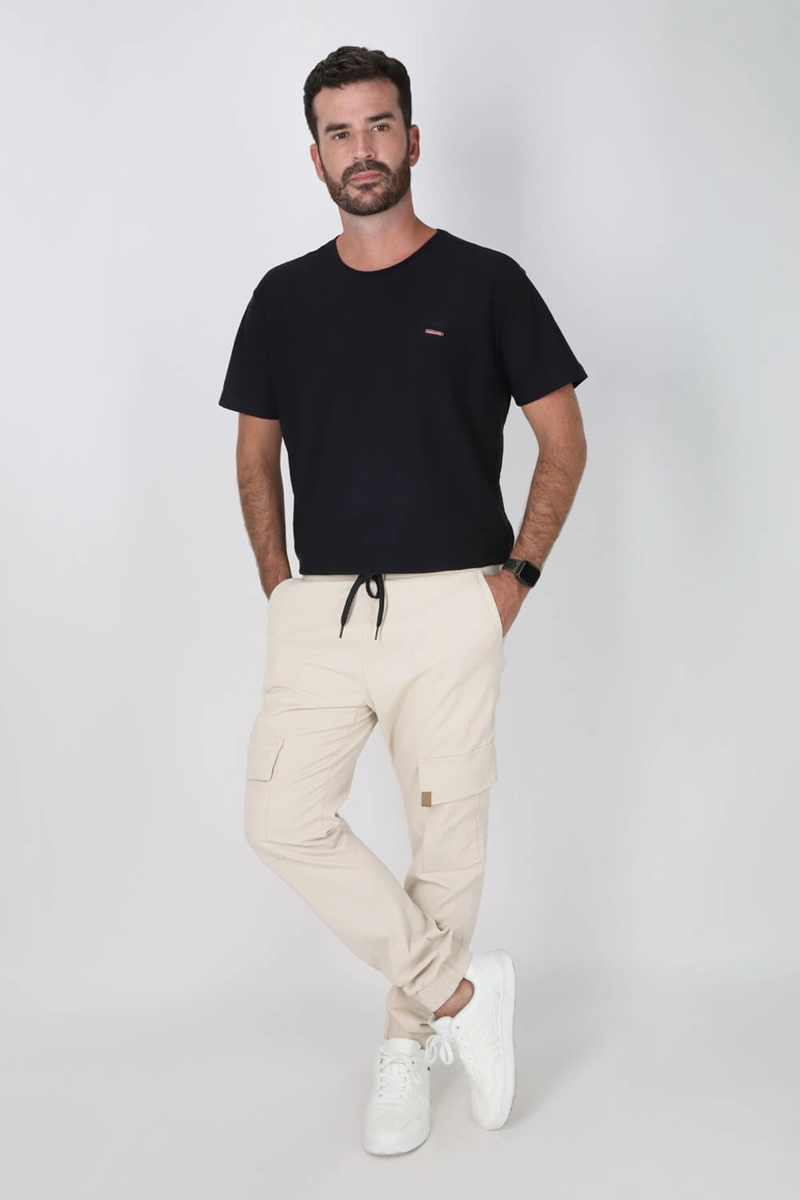 PANTALON JOGGER ALGODÓN HOMBRE GANGSTER RECRUIT CANVAS - 5