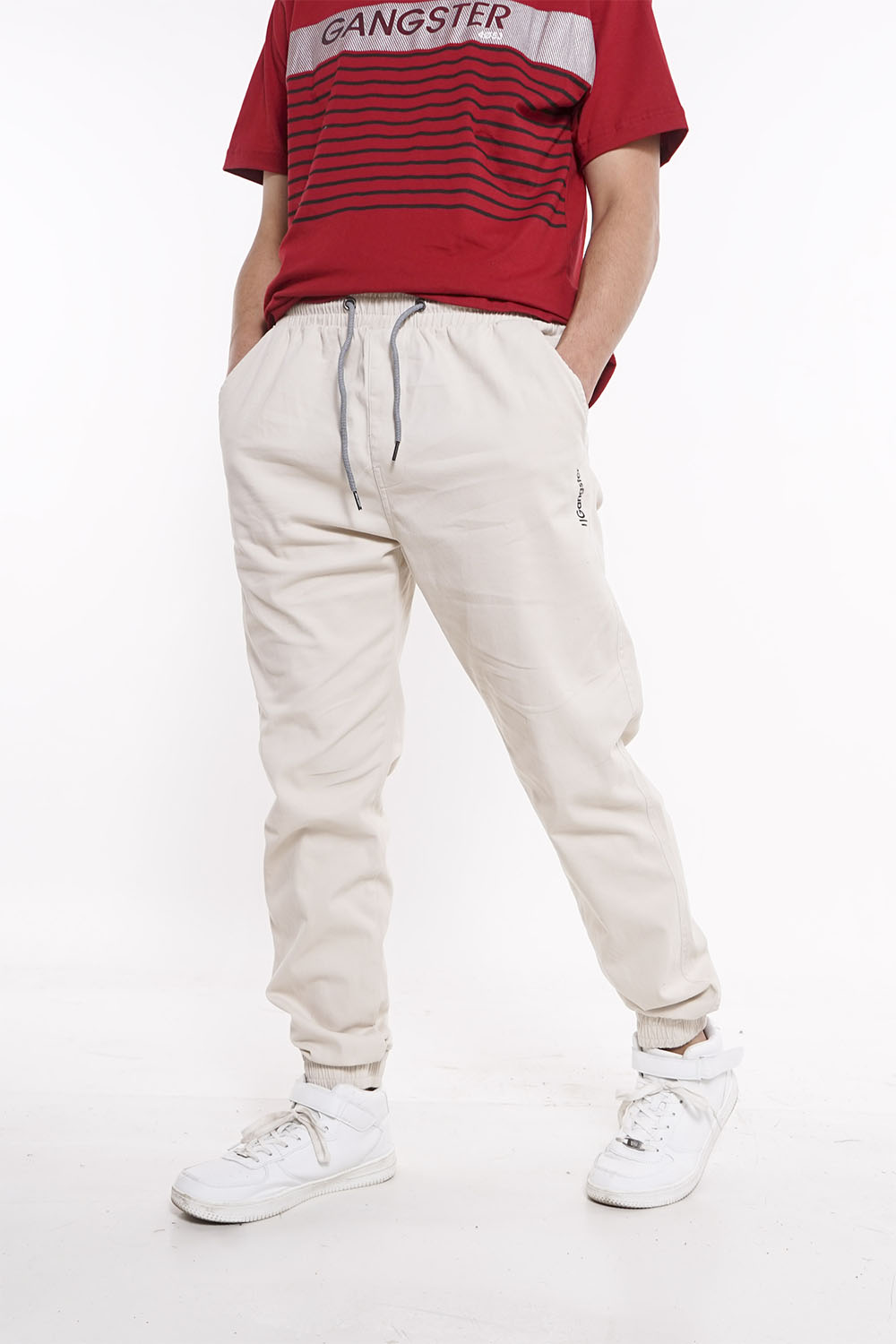 PANTALON JOGGER ALGODON HOMBRE GANGSTER OVER CANVAS