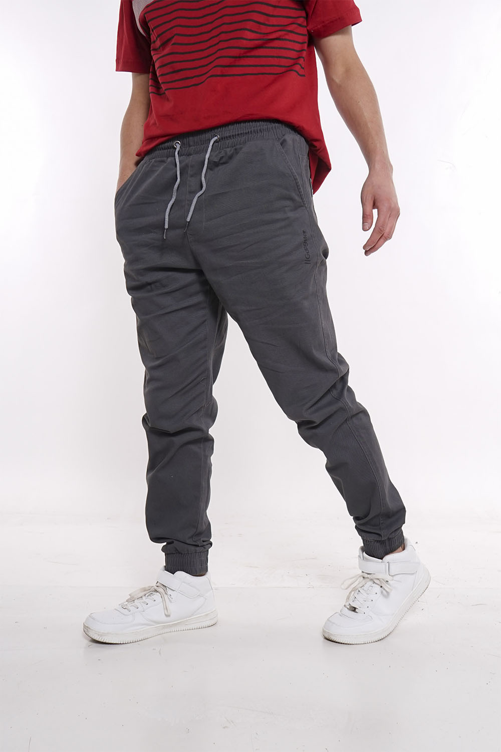 PANTALON JOGGER ALGODÓN HOMBRE GANGSTER OVER CANVAS - 1