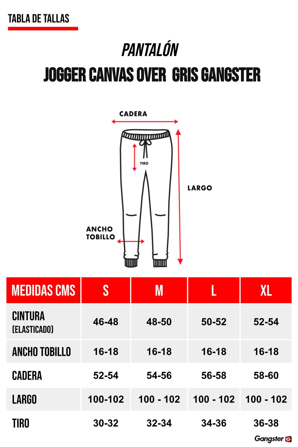 PANTALON JOGGER ALGODÓN HOMBRE GANGSTER OVER CANVAS - 5