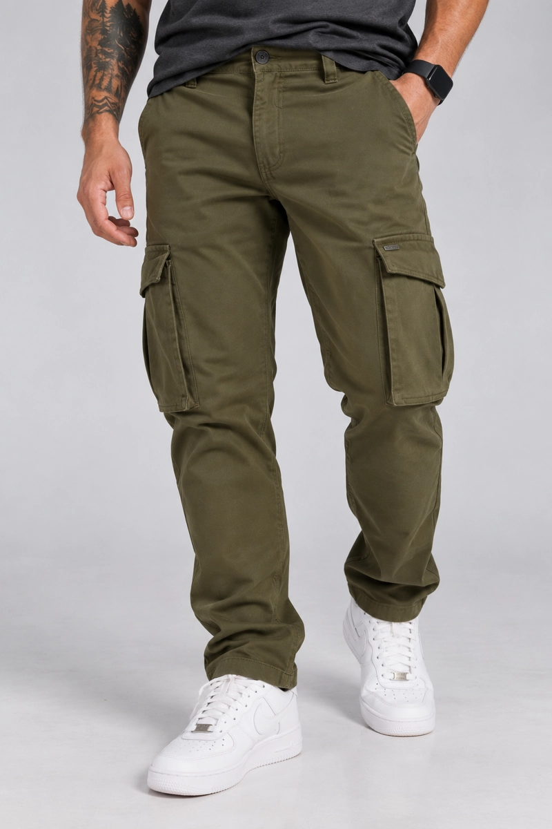 PANTALON JOGGER ALGODÓN HOMBRE GANGSTER TRADICIONAL CANVAS - 1
