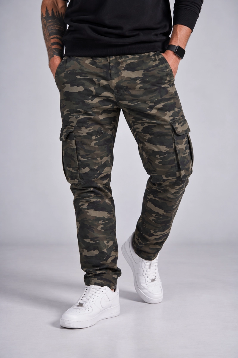 PANTALON JOGGER ALGODÓN HOMBRE GANGSTER TRADICIONAL CANVAS - 1