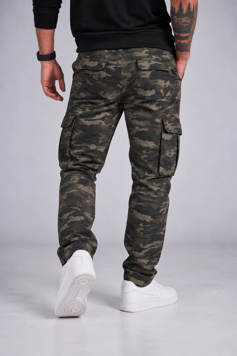 PANTALON JOGGER ALGODÓN HOMBRE GANGSTER TRADICIONAL CANVAS - 2