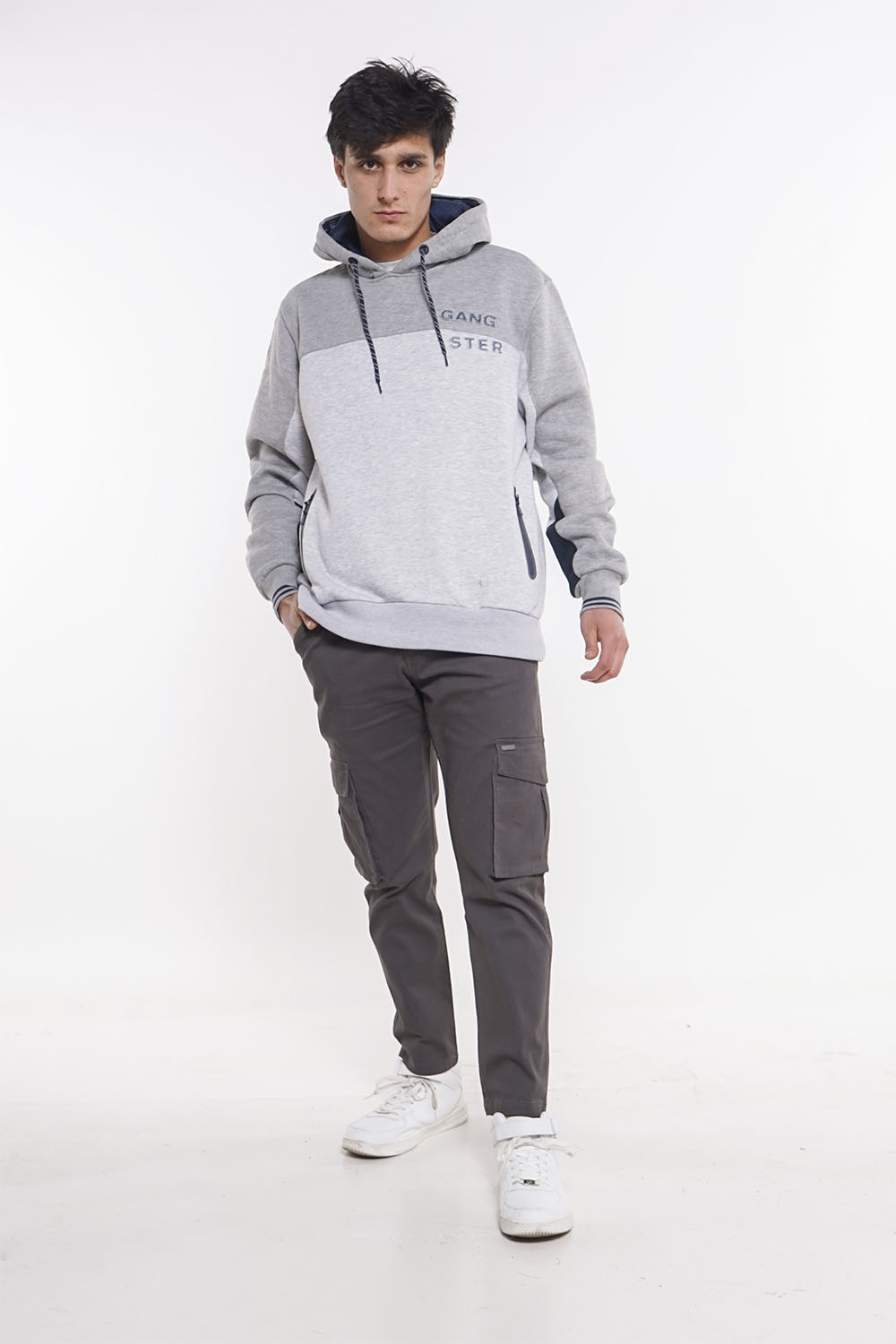 PANTALON JOGGER ALGODÓN HOMBRE GANGSTER TRADICIONAL CANVAS - 4