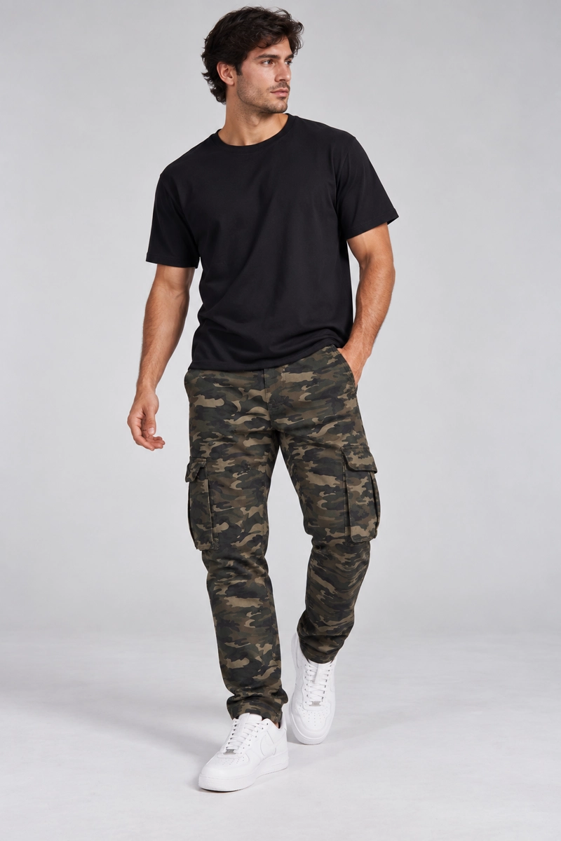 PANTALON JOGGER ALGODÓN HOMBRE GANGSTER TRADICIONAL CANVAS - 4