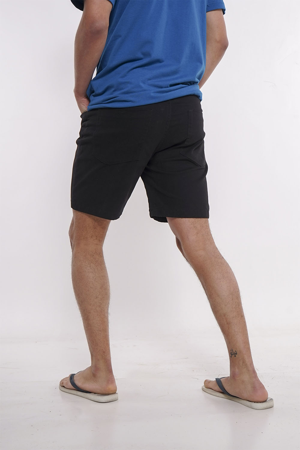 SHORT ALGODÓN HOMBRE GANGSTER LISO CANVAS - 2