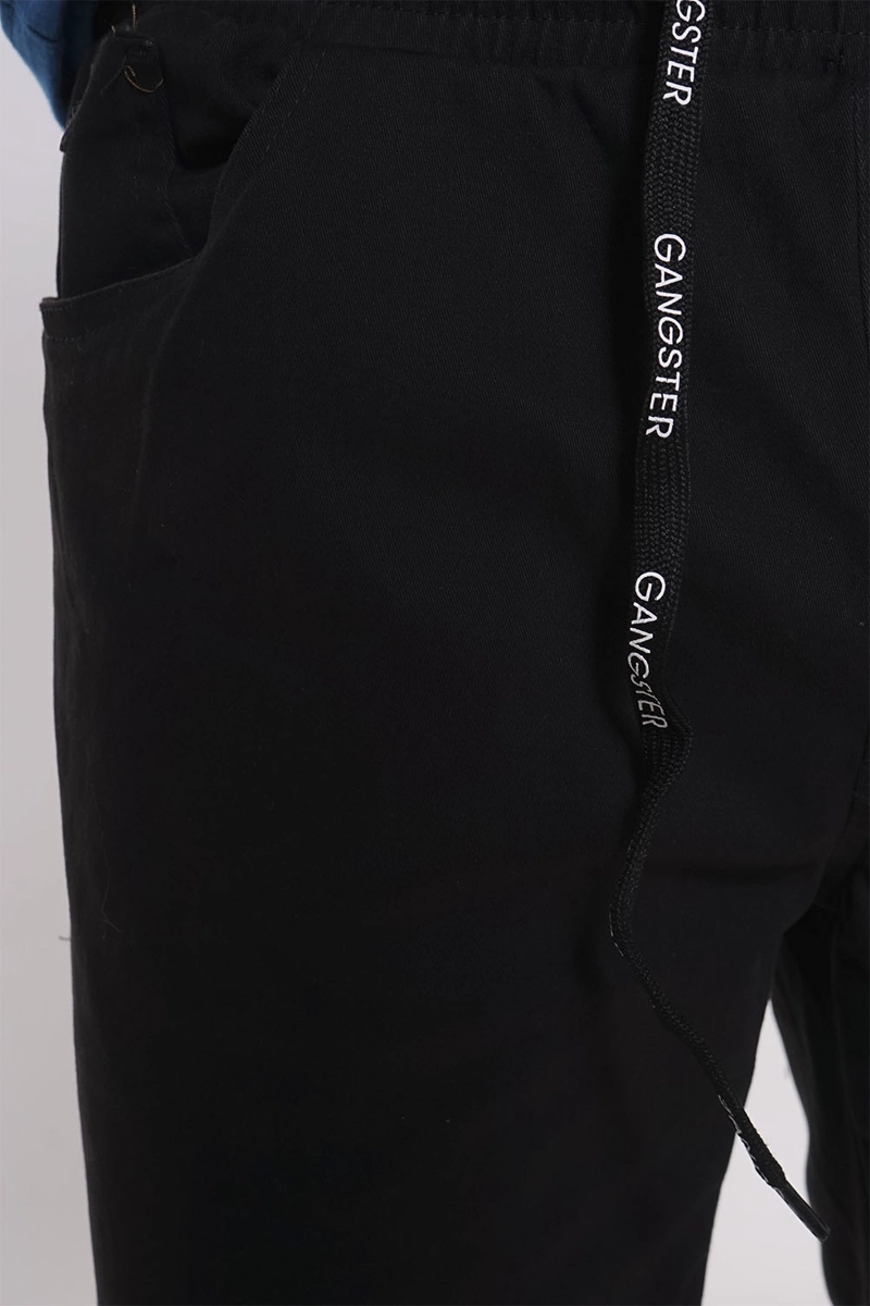 SHORT ALGODÓN HOMBRE GANGSTER LISO CANVAS - 3