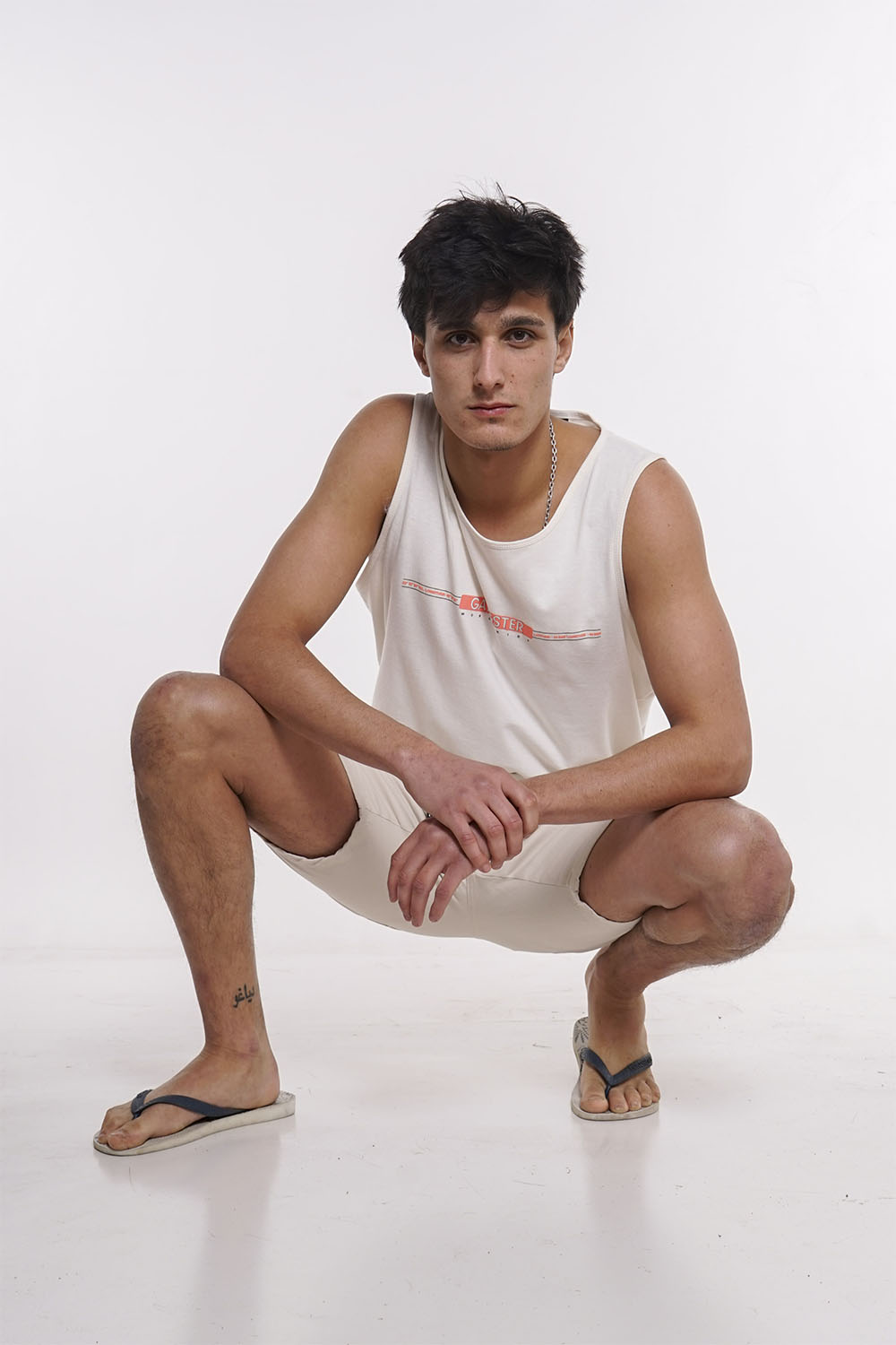 SHORT ALGODÓN HOMBRE GANGSTER LISO CANVAS - 4