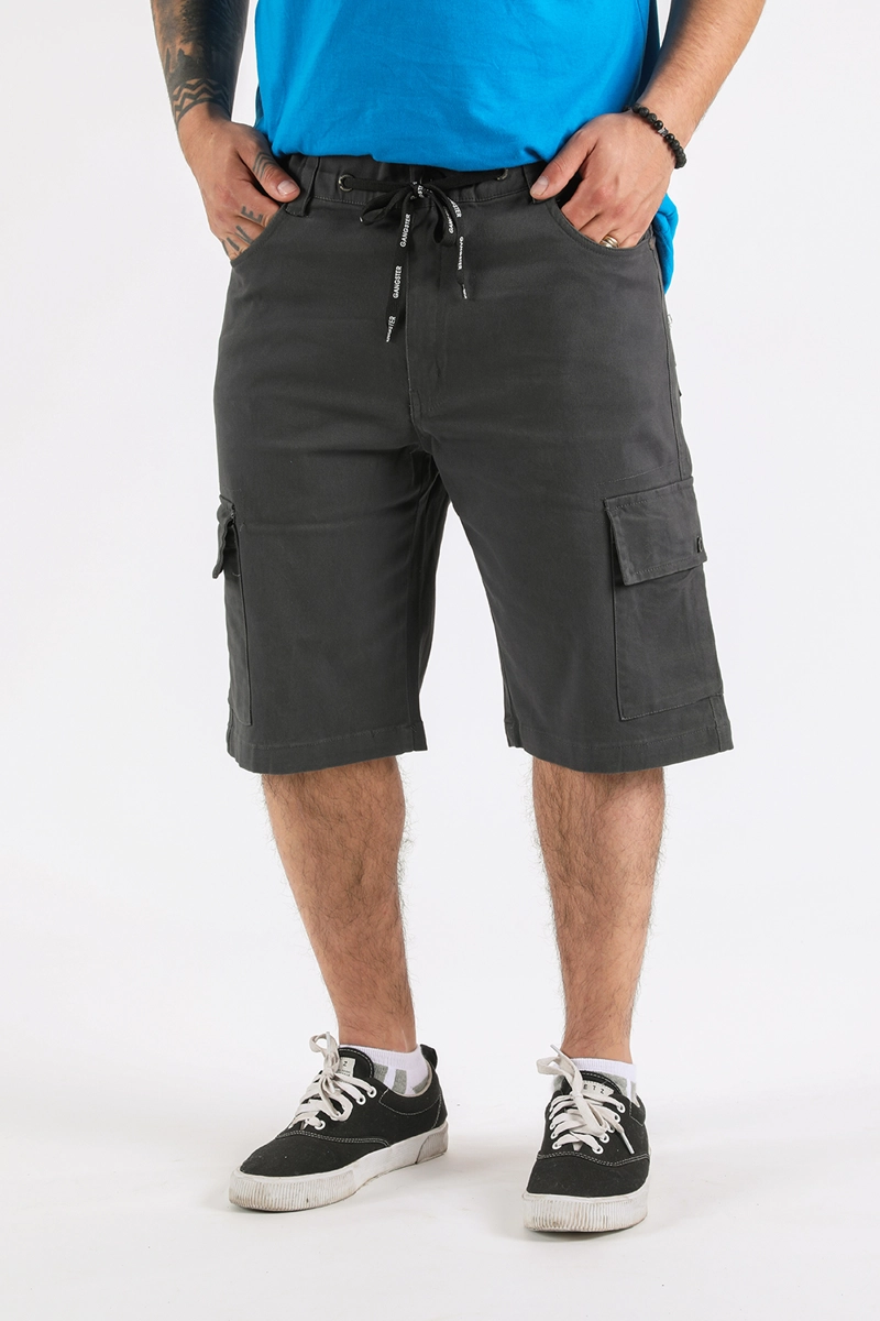 SHORT ALGODÓN HOMBRE GANGSTER AZUL SIXPO CANVAS CARGO - 1