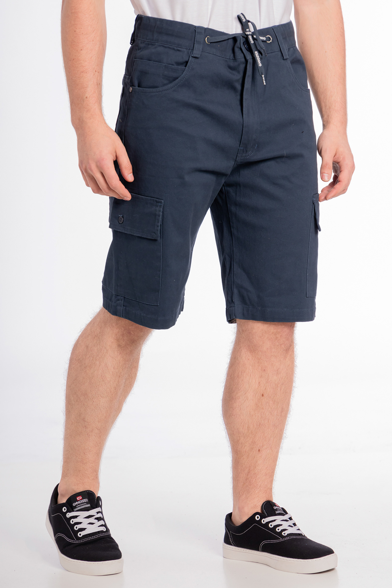 SHORT ALGODÓN HOMBRE GANGSTER AZUL SIXPO CANVAS CARGO - 1