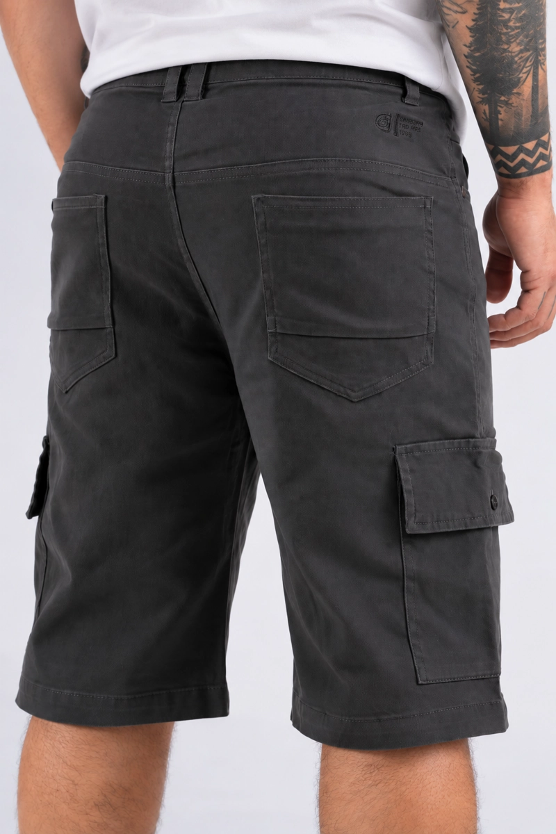 SHORT ALGODÓN HOMBRE GANGSTER AZUL SIXPO CANVAS CARGO - 2