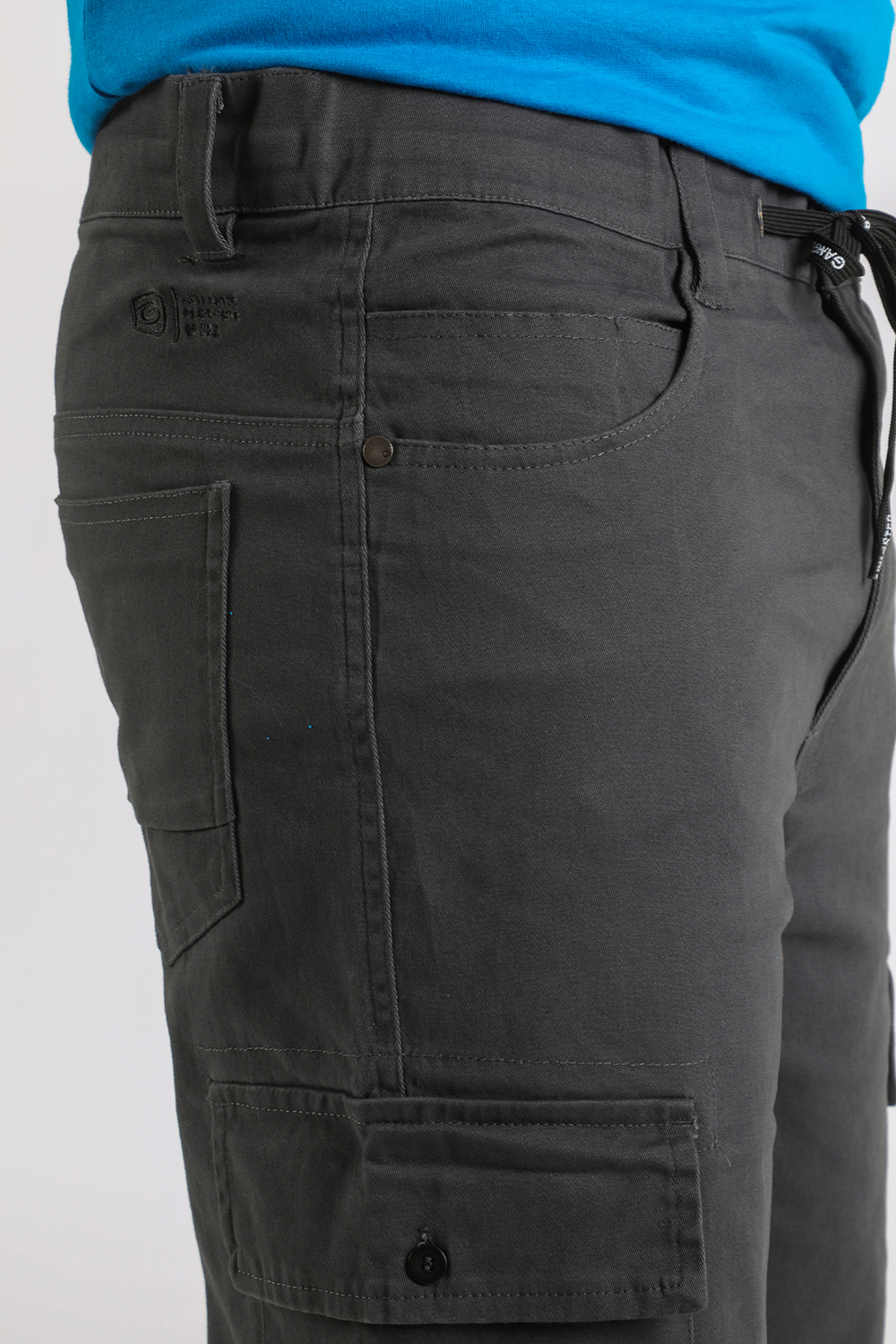 SHORT ALGODÓN HOMBRE GANGSTER AZUL SIXPO CANVAS CARGO - 3