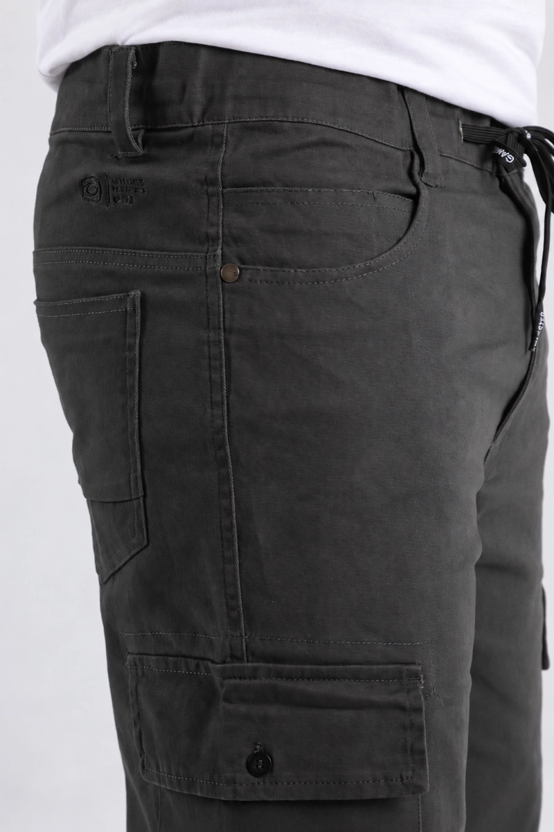 SHORT ALGODÓN HOMBRE GANGSTER AZUL SIXPO CANVAS CARGO - 3